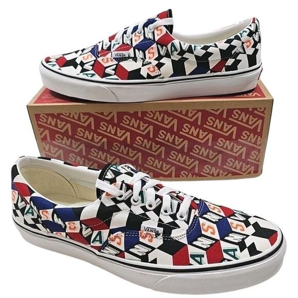 Vans ~Men\'s 12~ Era Checker Cube Multi Color Shoes Sneakers VN0A54F142X NEW. main image 13